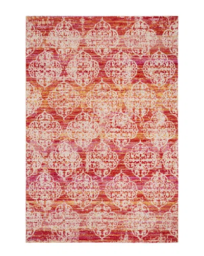 Safavieh Dnu  Montage Indoor/outdoor Rug In Red