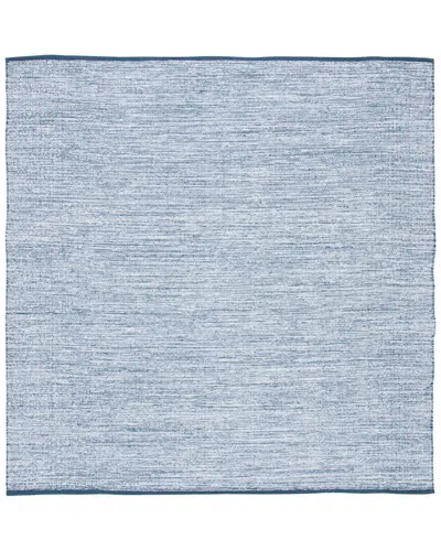Safavieh Dnu  Montauk Flat Weave Area Rug In Navy