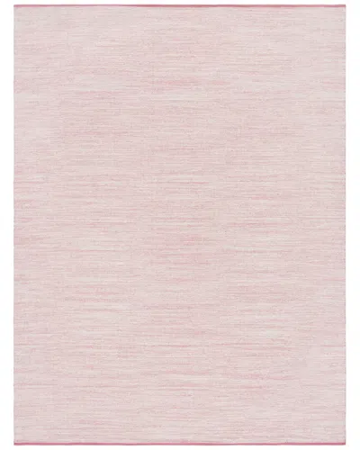 Safavieh Dnu  Montauk Flat Weave Area Rug In Pink