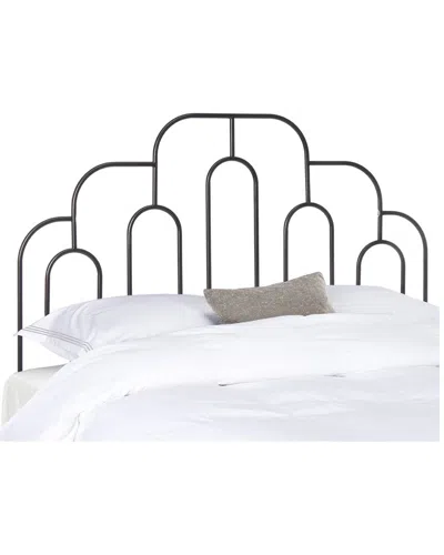 Safavieh Dnu  Paloma Metal Retro Headboard In Black
