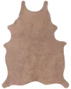 Safavieh Suede Cowhide Rug In Beige