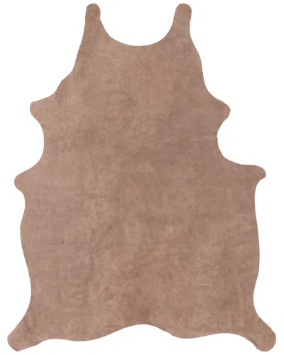 Safavieh Suede Cowhide Rug In Beige
