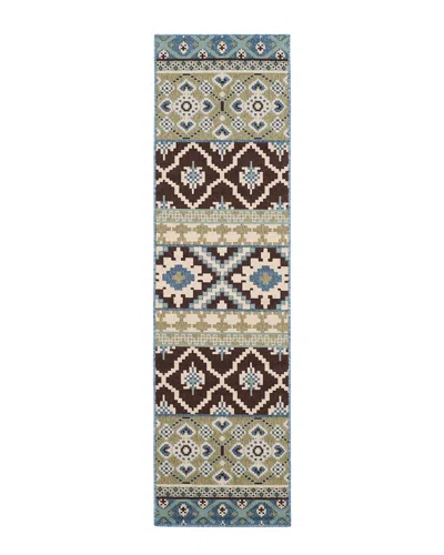 Safavieh Dnu  Veranda Indoor/outdoor Rug In Chocolate