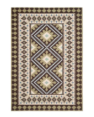 Safavieh Dnu  Veranda Indoor/outdoor Rug In Chocolate