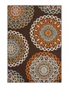 Safavieh Dnu  Veranda Indoor/outdoor Rug In Chocolate