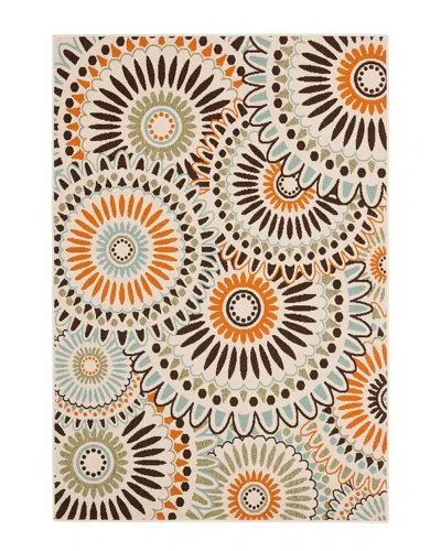 Safavieh Dnu  Veranda Indoor/outdoor Rug In Chocolate