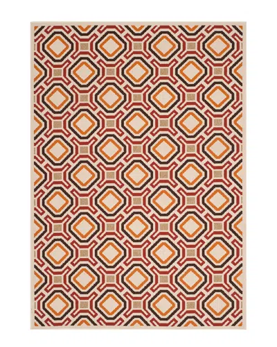 Safavieh Dnu  Veranda Indoor/outdoor Rug In Cream