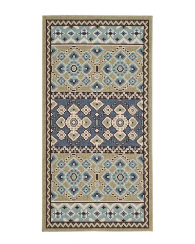 Safavieh Dnu  Veranda Indoor/outdoor Rug In Green