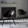 Safavieh Dublin Midcentury Modern Leather Dining Tub Chair