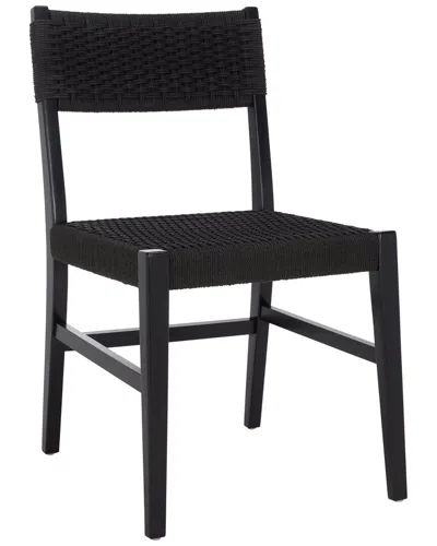 Safavieh Dutton Woven Dining Chair In Black