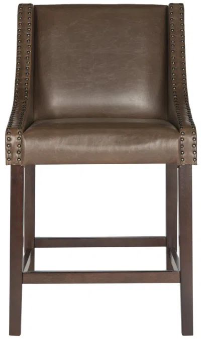 Safavieh Dylan Counter Stool In Brown