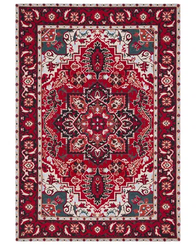 Safavieh Easy Care Cotton-blend Rug In Red