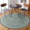Safavieh Easy Care Hand Made Area Rug, Teal / Ivory Solid / Tonal Style Non Shedding In Green