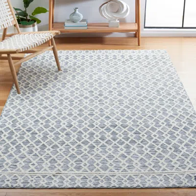 Safavieh Easy Care Machine Washable Area Rug, Grey / Ivory Contemporary Style Easy Care