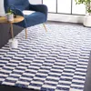 Safavieh Easy Care Machine Washable Area Rug, Navy / Ivory Contemporary Style Easy Care In Blue