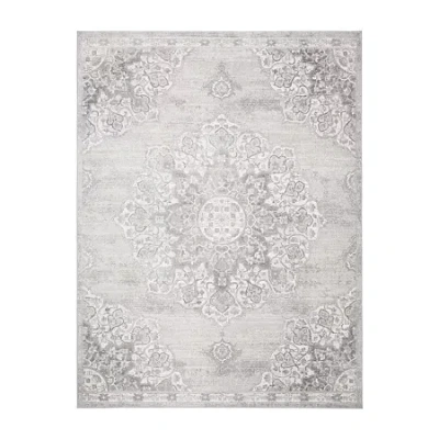 Safavieh Edden Collection Machine Made Indoor Rectangular Area Rug In Gray