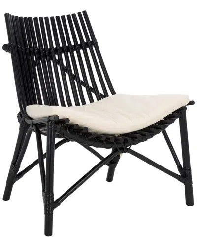 Safavieh Eisley Accent Chair With Cushion In Black
