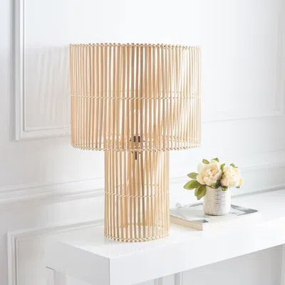 Safavieh Elara 25" Table Lamp In Brown