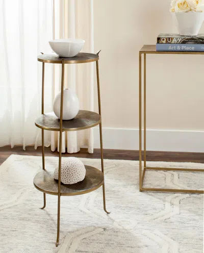 Safavieh Elda Side Table In Brown