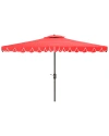 Safavieh Elegant 6.5x10 Rect Umbrella In Red