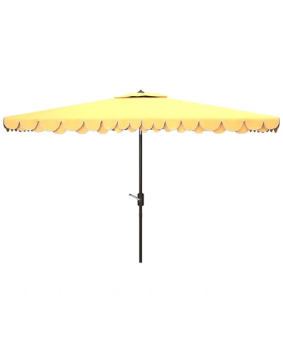 Safavieh Elegant 6.5x10 Rect Umbrella In Yellow