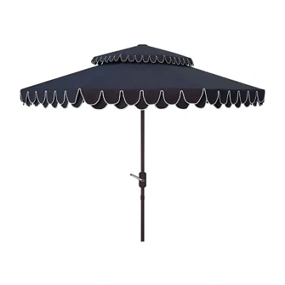 Safavieh Elegant Patio Collection Patio Umbrella In Blue