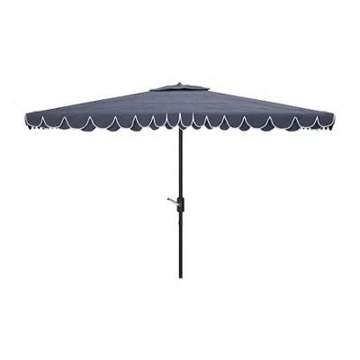 Safavieh Elegant Patio Collection Patio Umbrella In Blue