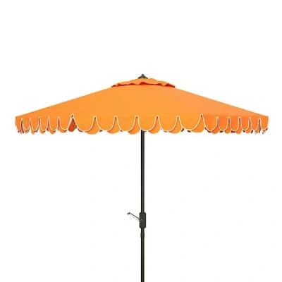 Safavieh Elegant Patio Collection Patio Umbrella In Orange