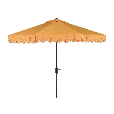 Safavieh Elegant Patio Collection Patio Umbrella In Orange