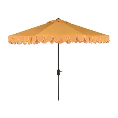 Safavieh Elegant Patio Collection Patio Umbrella In Orange