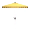 Safavieh Elegant Patio Collection Patio Umbrella In Yellow