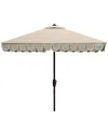 Safavieh Elegant Valance 7.5ft Square Umbrella