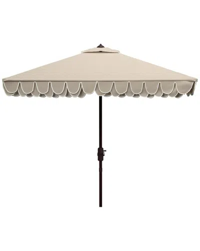 Safavieh Elegant Valance 7.5ft Square Umbrella