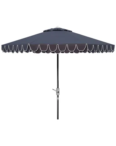 Safavieh Elegant Valance 9ft Auto Tilt Umbrella