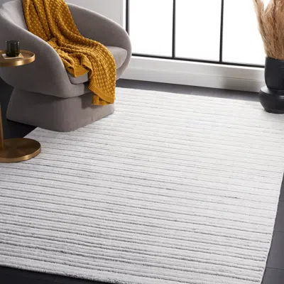 Safavieh Elements Hand Made Area Rug, Ivory Contemporary Style Non Shedding In Gray
