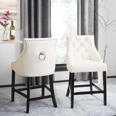 Safavieh Eleni Tufted Counterstool In Neutral