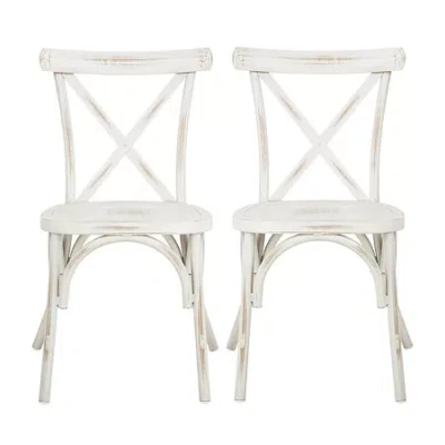 Safavieh Elia Outdoor Collection 2-pc. Lounge Chair In White