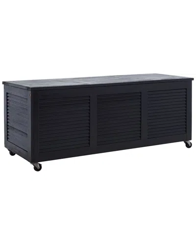Safavieh Elina Outdoor Cushion Box In Black