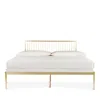 Safavieh Eliza Metal Bed, Queen In Gold