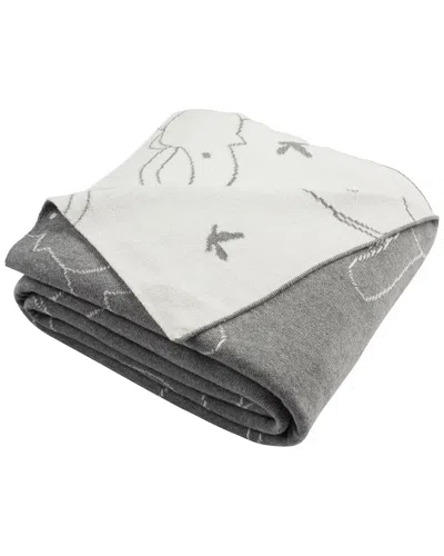 Safavieh Ella Knit Throw In Gray