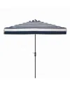 Safavieh Elsa 6.5' Umbrella In Black,white