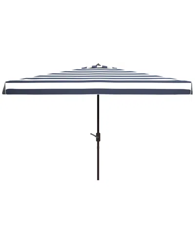 Safavieh Elsa 6.5x10 Rect Umbrella In Blue