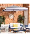 Safavieh Elsa Fashion Line 7.5 Ft Square Umbrella In White