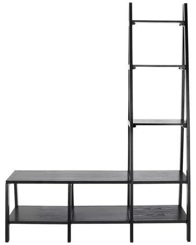 Safavieh Elwin 8-shelf Etagere In Black
