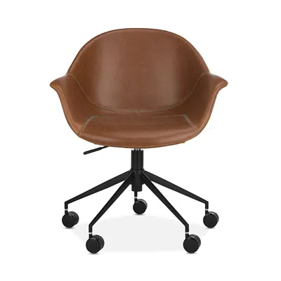 Safavieh Ember Office Chair In Cognac