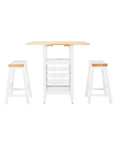 Safavieh Emeric 3pc Set Drop Leaf Pub Table In Natural