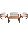 Safavieh Emiko 4pc Outdoor Living Set