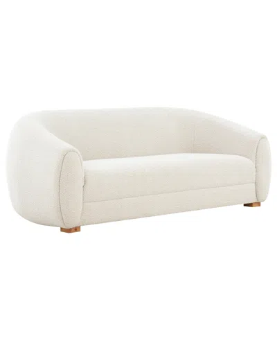 Safavieh Emiliana 90" Boucle Sofa In Ivory