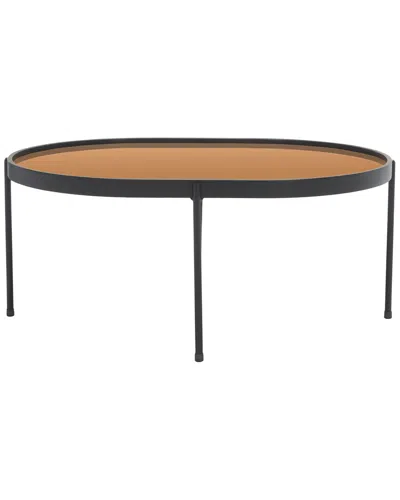 Safavieh Emmerich Mirrored Coffee Table In Animal Print