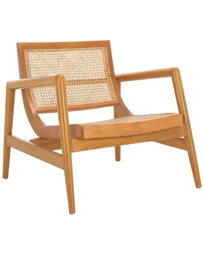 SAFAVIEH SAFAVIEH ENDER RATTAN ACCENT CHAIR
